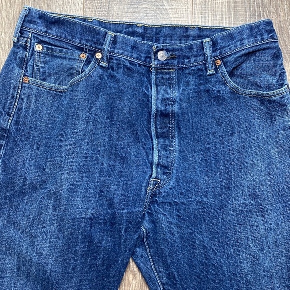 Levi Strauss / Levi's 501 button fly jeans, sz 38 x 34 - Picture 2 of 13